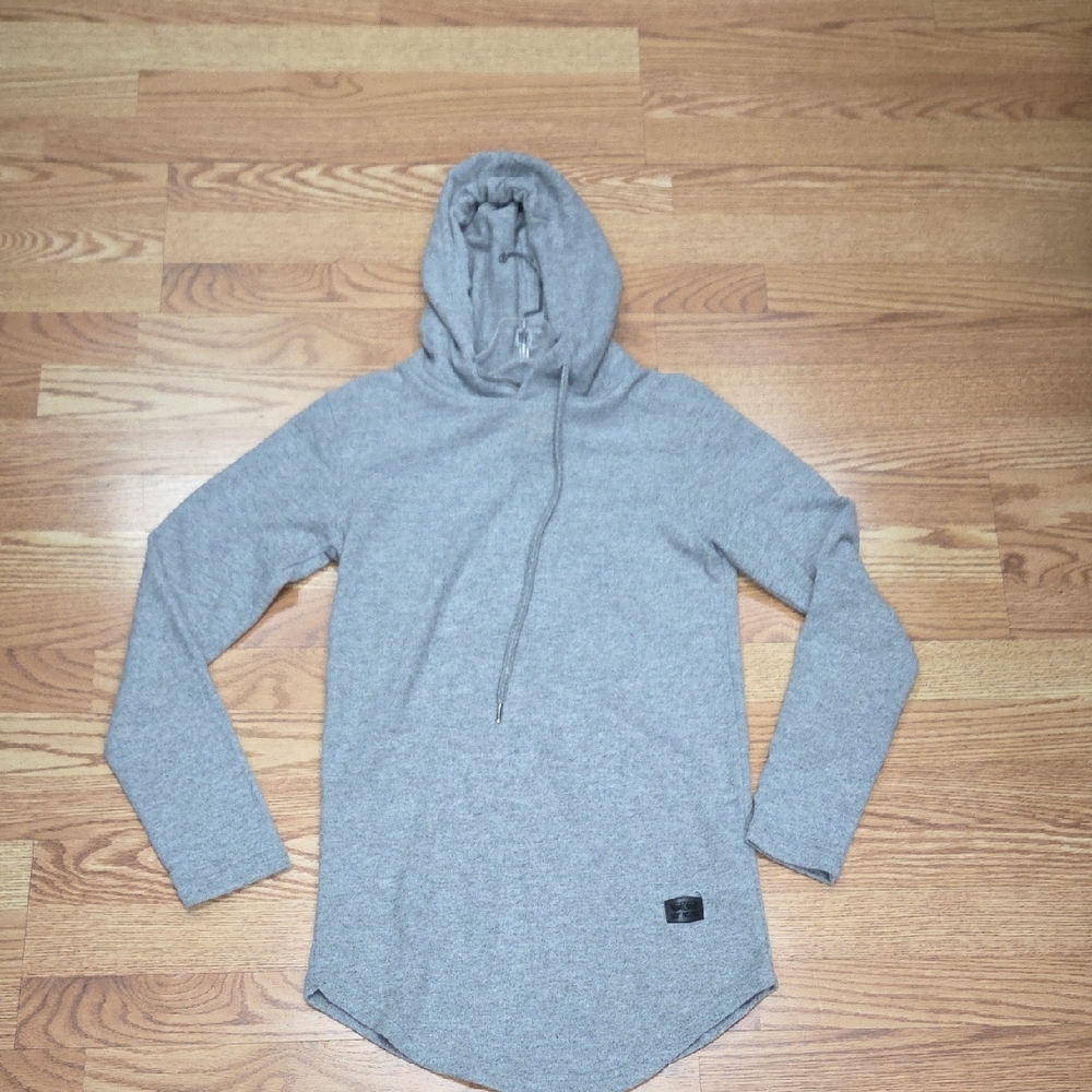 Leif Nelson Gray Hooded Sweatshirt.  Hoodie.  Small